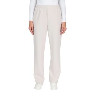 L • LAZYPANTS • Beige Sueded Straight Leg Lounge Pants